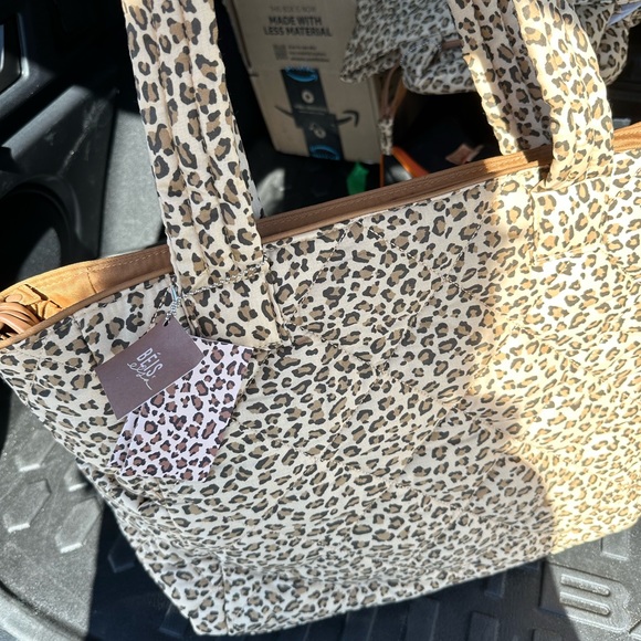 Beis wild one diaper tote